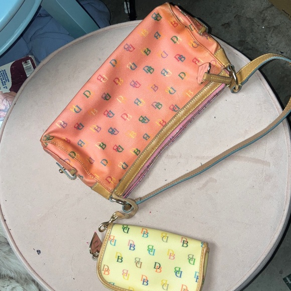 Dooney & Bourke Orange and Yellow Shoulder Bag Set - Picture 7 of 7